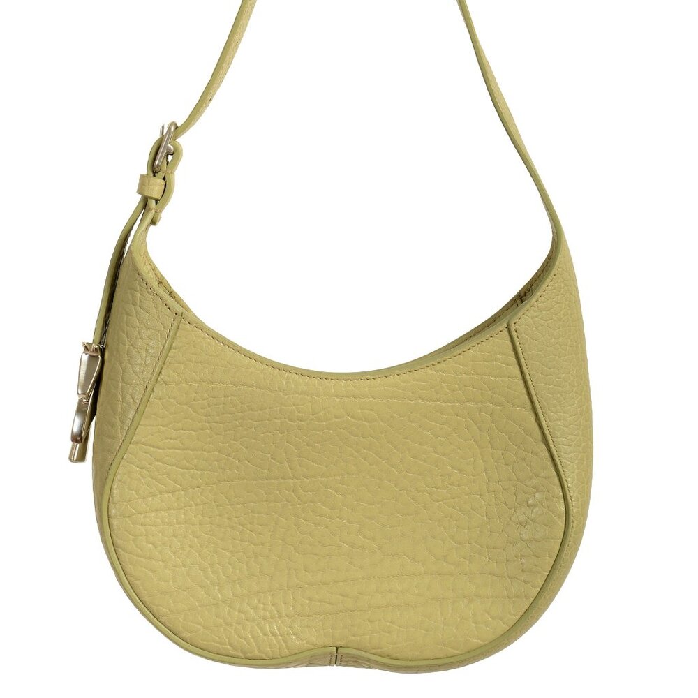 Burberry Women's "Small Chess" Textured Leather Logo Hobo Handbag Shoulder Bag